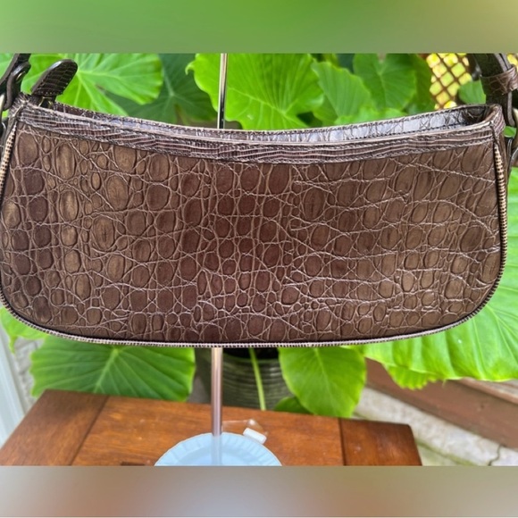 Brahmin Prissy Collection Crocodile Embossed Bag-EUC - Picture 3 of 6